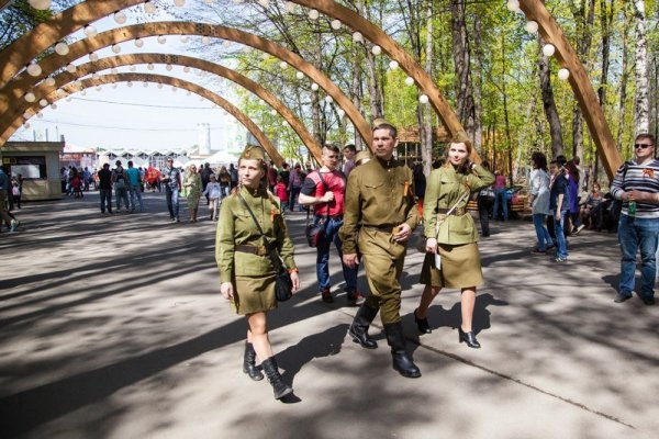 Парк Сокольники 9 мая 2022