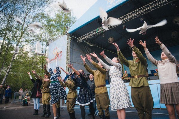 9 Мая в Кузьминском парке