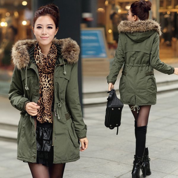 Молодежные зимние пальто для девушек