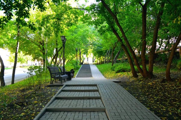 Спуск Томск аллея