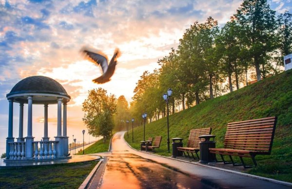 Городской парк набережная Пермь