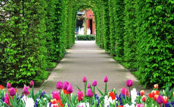 Решетки Парижа Берсо ландшафтном дизайне