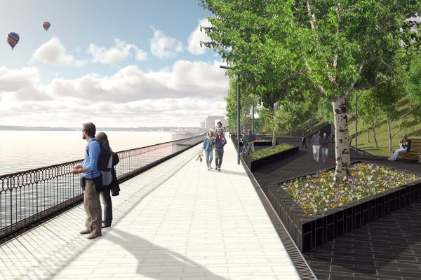 Городской парк набережная Пермь