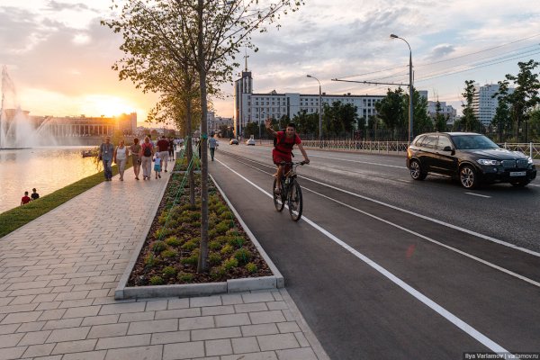 Казань набережная озера кабан велодорожка