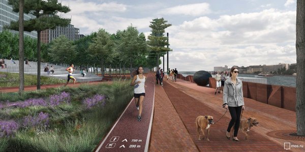 Парк ЗИЛАРТ набережная в Москве