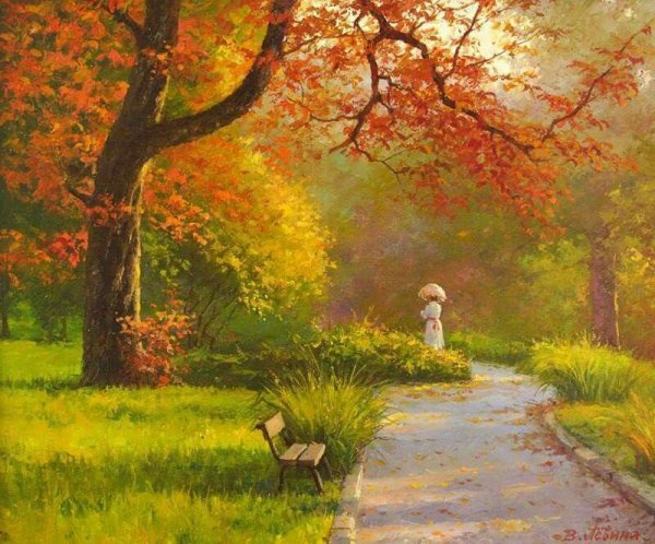 Художник Виктория Лёвина пейзажи