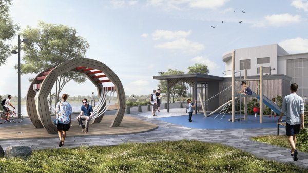 Благоустройство набережной в Боровичах