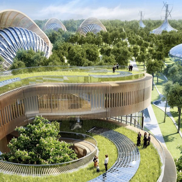 Экологическая архитектура Каллебот Винсент