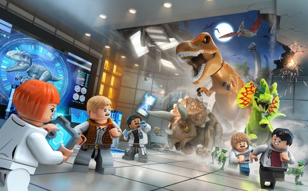 Лего мир Юрского периода 2 игра