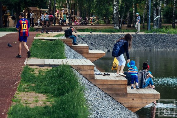Парке Урицкого в Казани