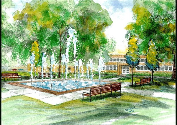 Рисунок парка