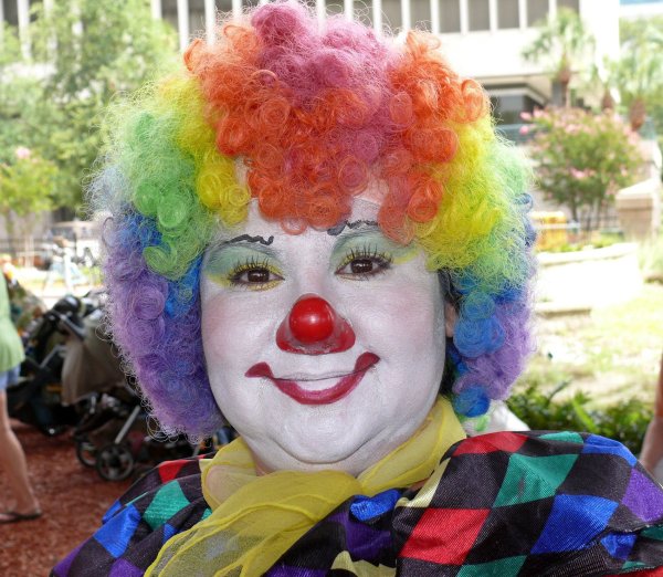 Клоун красивый