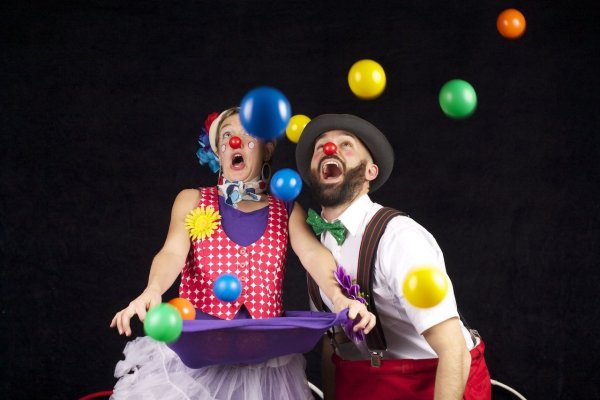 Клоун в цирке