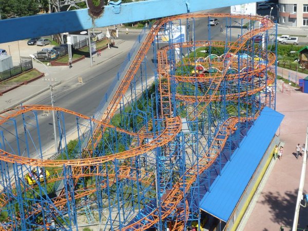 Центральный парк Новосибирск аттракционы