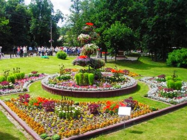 Кузьминки парк цветники