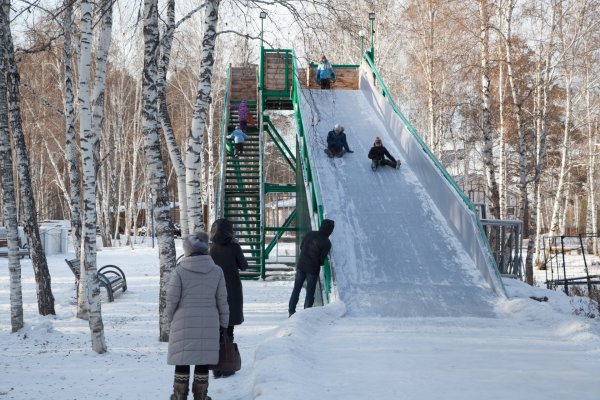 Измайловский лесопарк зимние горки