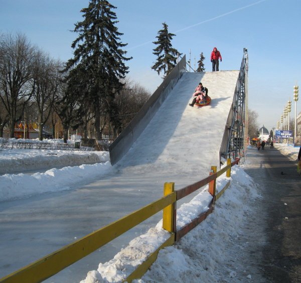 Парк Солнечногорск зимой