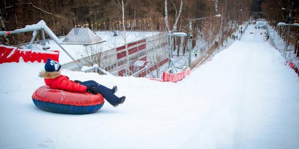 Парк Сокольники Ледяная горка