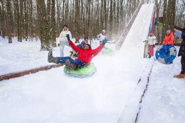 Измайловский парк тюбинговые горки