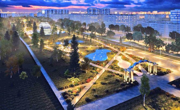 Тольятти сквер АВТОВАЗА 50
