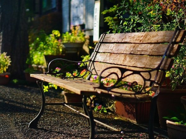 Красивые скамейки