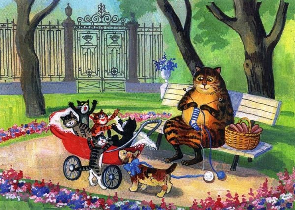Петербургские коты Татьяны Родионовой