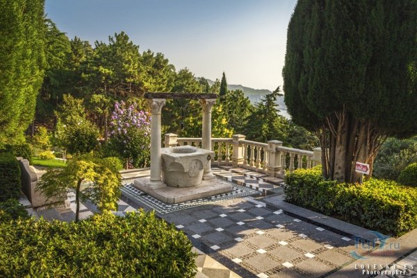 Парк в санатории Айвазовский Крым