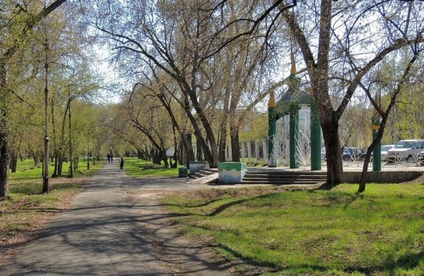 Парк изумрудный Барнаул