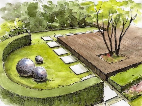 Рисование ландшафта