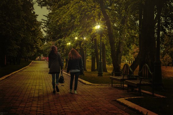 Вечерняя прогулка в парке