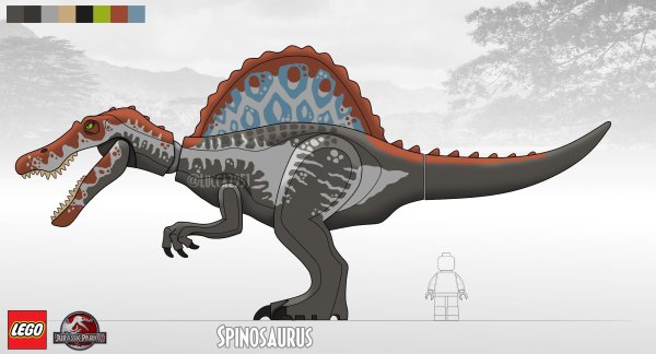Лего мир Юрского периода Спинозавр