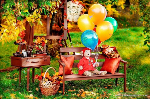 Осенние декорации для фотосессии