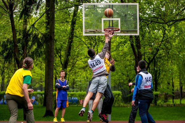 Баскетбол в парке