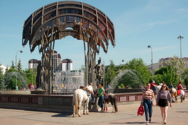 Фонтан Горсад Тюмень