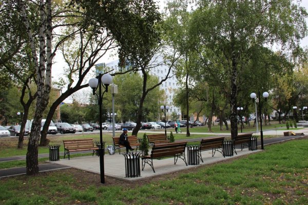 Сквер уютный Тюмень
