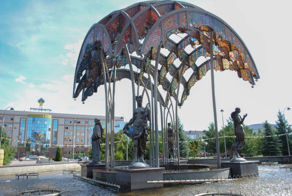 Фонтан Горсад Тюмень