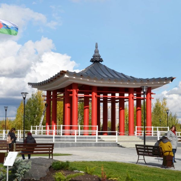 Парк дружбы России и Кореи в Тюмени