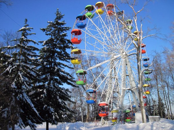 Колесо обозрения Пенза парк Белинского