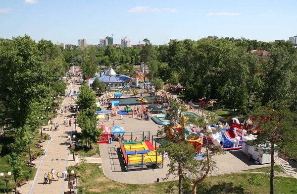 Парк Гайдара Хабаровск аттракционы