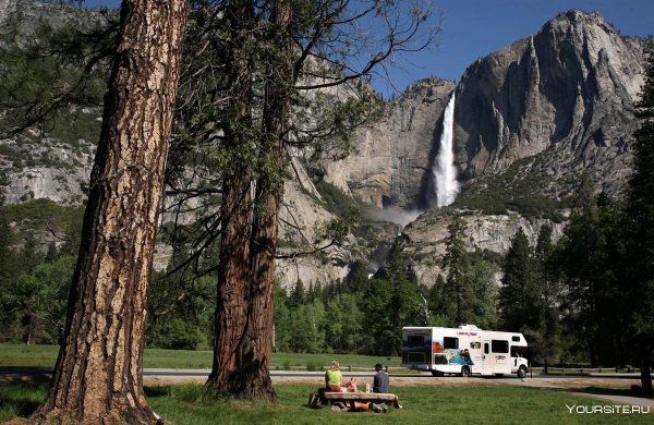 Нац парк Йосемити кемпинг