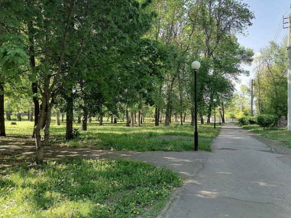 Парк без лавочек