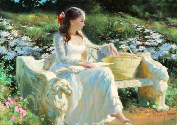 Картины Владимира Волегова женские образы