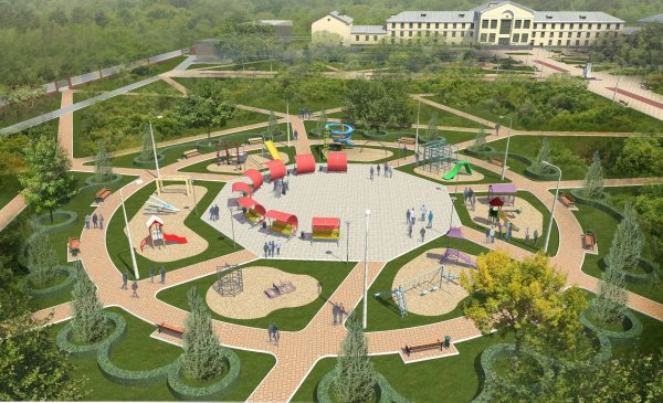 Парк Гагарина Краснооктябрьский район