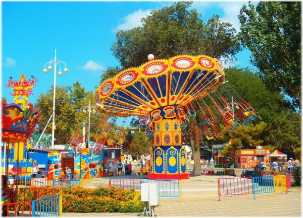 Анапа аттракционы Центральный парк