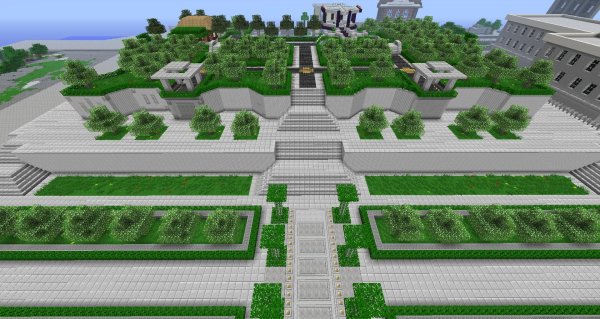 Парк в МАЙНКРАФТЕ