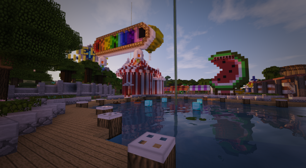 Minecraft. Парк аттракционов