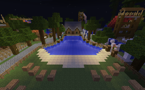 Парк в МАЙНКРАФТЕ