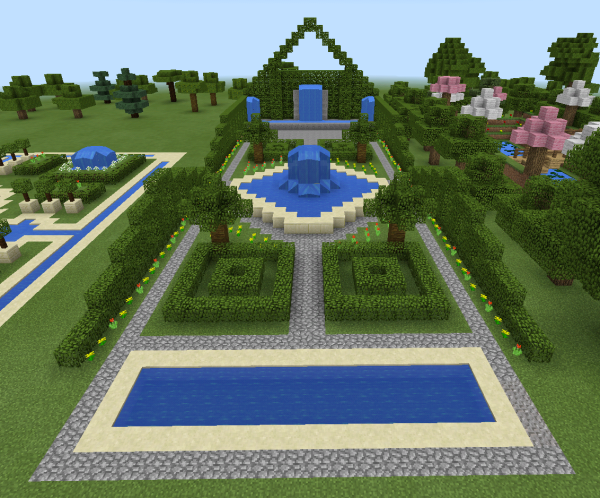 Сад в МАЙНКРАФТЕ