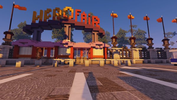 Парк аттракционов майнкрафт 1.12.2