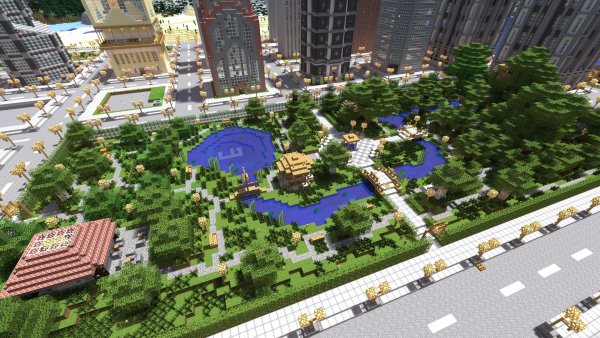 Парки в МАЙНКРАФТЕ